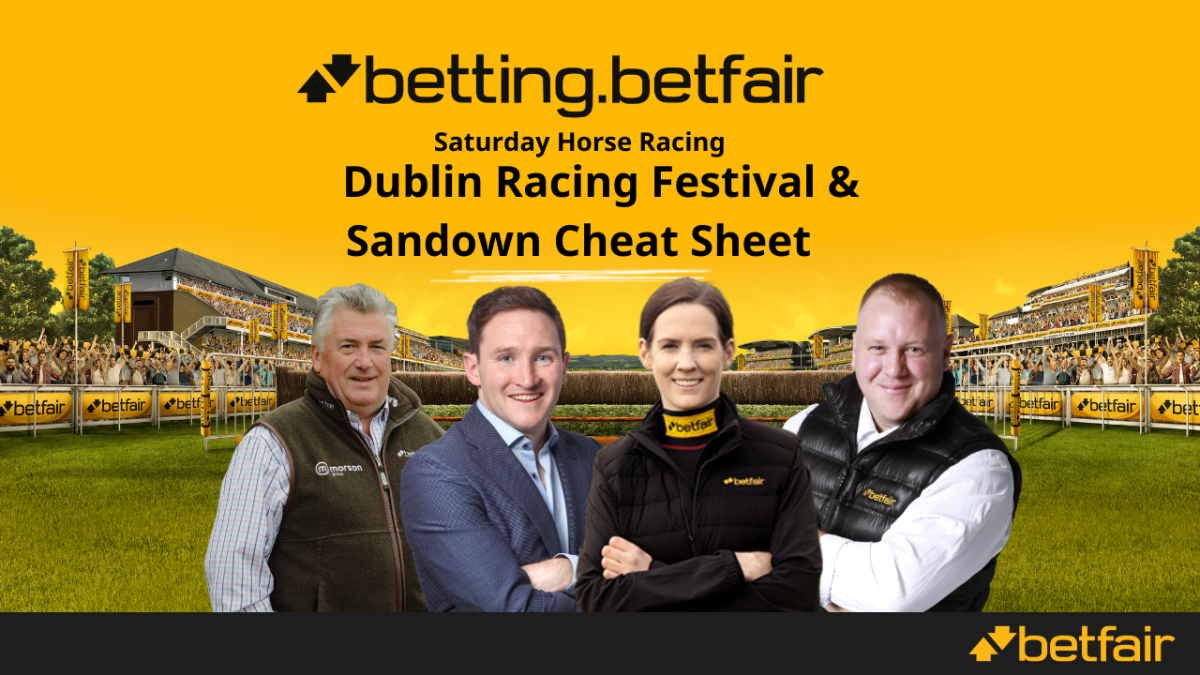 The Saturday Racing Cheat Sheet from Betfair